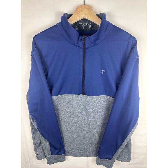 Greyson Men's Size L Quarter Zip Long Sleeve Quarter Zip 1/4 Zip - Picture 10 of 12